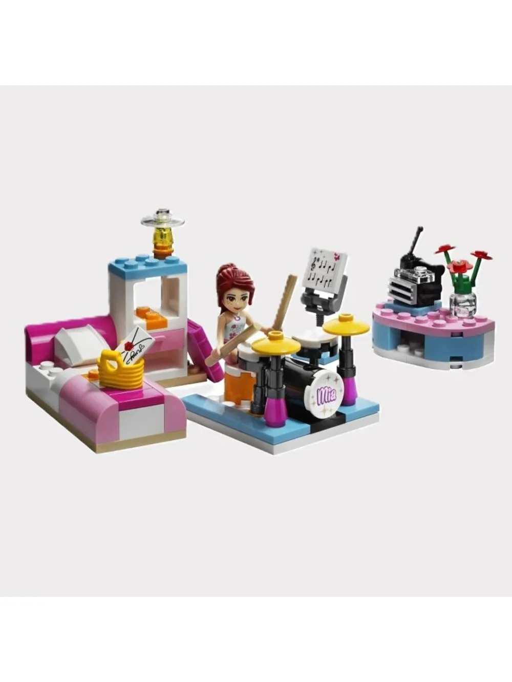 Lego Friends Mia's Bedroom Complete Set 3939 with Instructions but NO Box